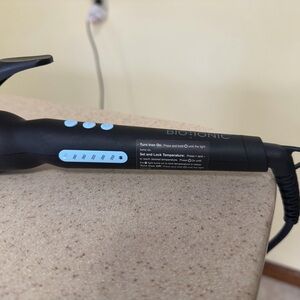 Black Long Barrel Curling Iron